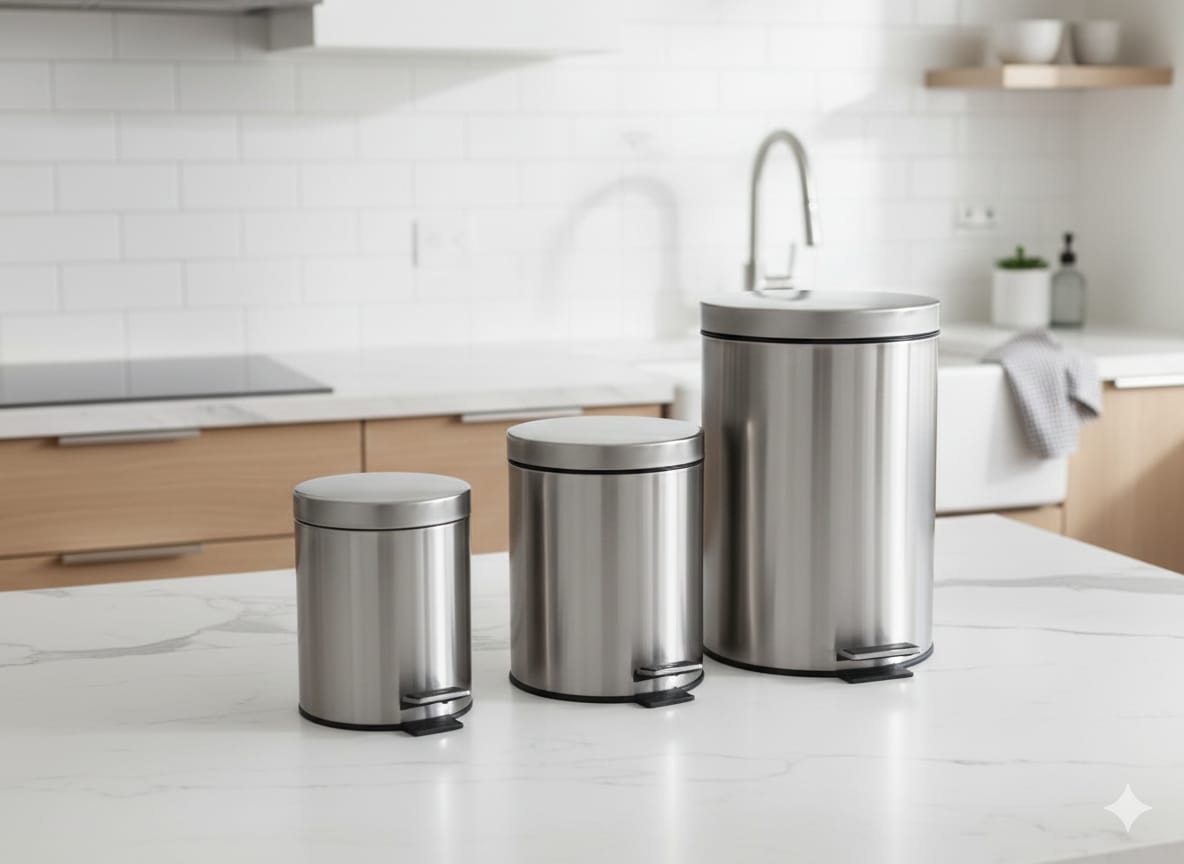 Stainless Steel Pedal Bin